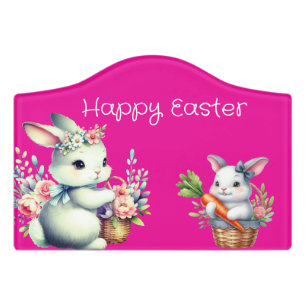 Happy Easter Door Sign