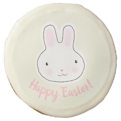 Happy Easter Easter Bunny cute favor Sugar Cookie