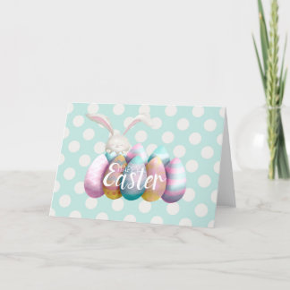 Happy Easter, Easter bunny, egg hunt, holiday Card