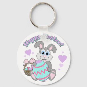 Happy Easter! Easter Bunny Keychain
