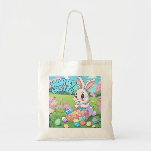 Happy Easter _ Easter Bunny Tote Bag