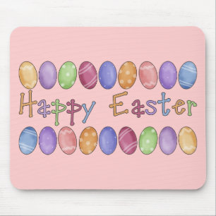 Happy Easter - Easter Egg Border Tees and Gifts Mouse Pad