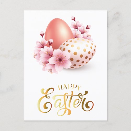 Happy Easter Easter eggs  Postcard