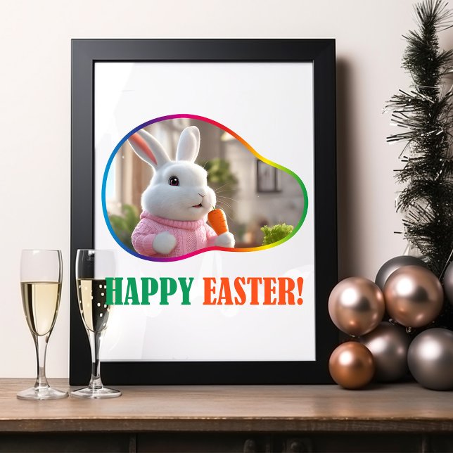 Happy Easter! Easter island Poster (Creator Uploaded)
