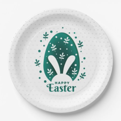 Happy Easter Easter Paper Plates