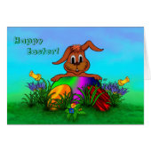 Happy Easter! Easter Rabbit (Front Horizontal)