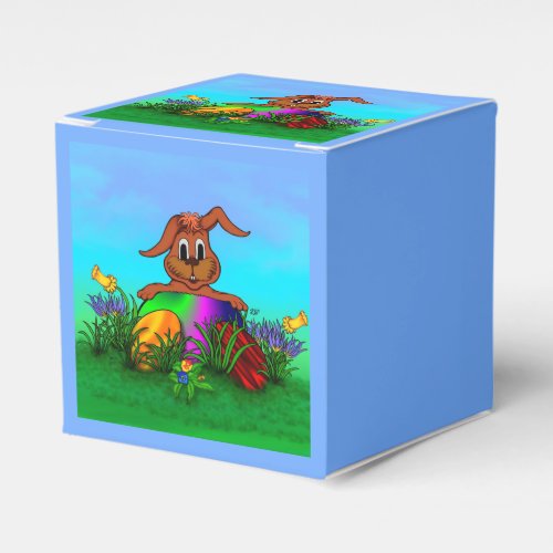Happy Easter Easter Rabbit Favor Boxes