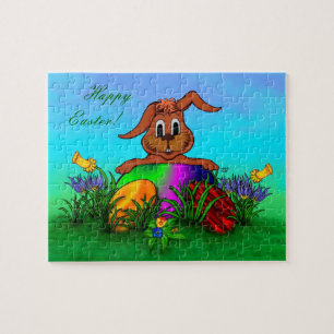 Happy Easter! Easter Rabbit Jigsaw Puzzle