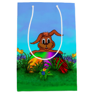 Happy Easter! Easter Rabbit Medium Gift Bag