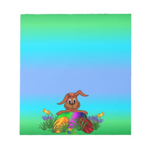Happy Easter Easter Rabbit Notepad