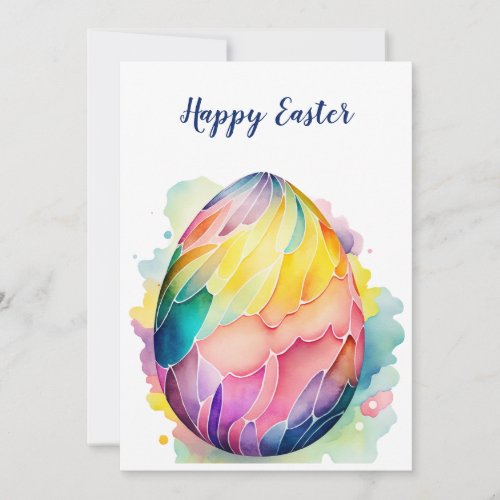 Happy Easter Egg Card Design Greeting Card