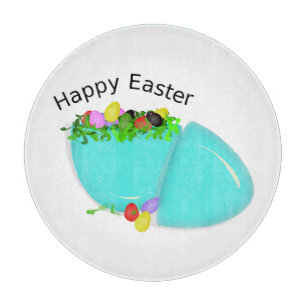 "HAPPY EASTER" EGG CUTTING BOARD
