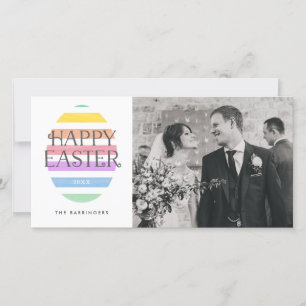 Happy Easter Egg Easter Photo Holiday Card