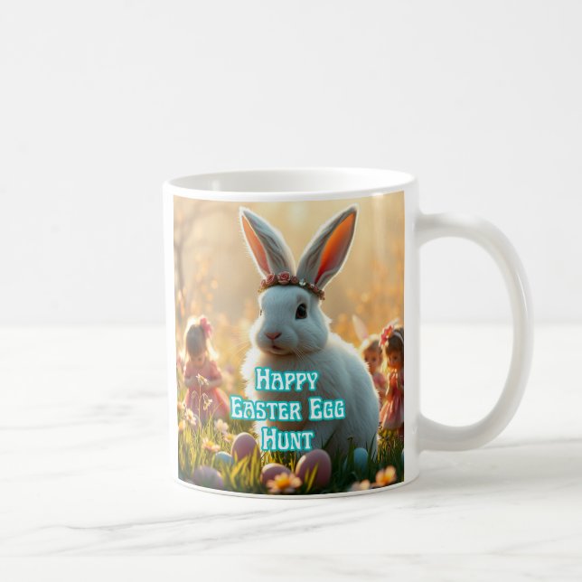 Happy Easter Egg Hunt Day Coffee Mug (Right)