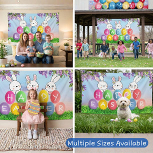 Happy Easter Egg Hunt Easter Bunny Easter Party Banner