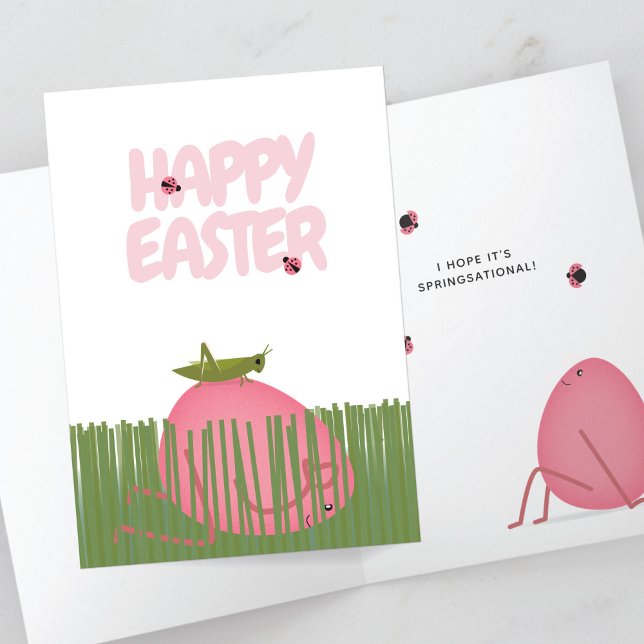 Happy Easter Egg in Hiding | Spring Scene Card (Creator Uploaded)