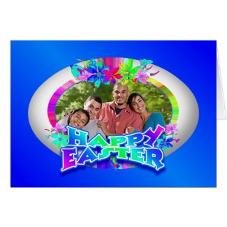 Happy Easter Egg Photo Greeting Card