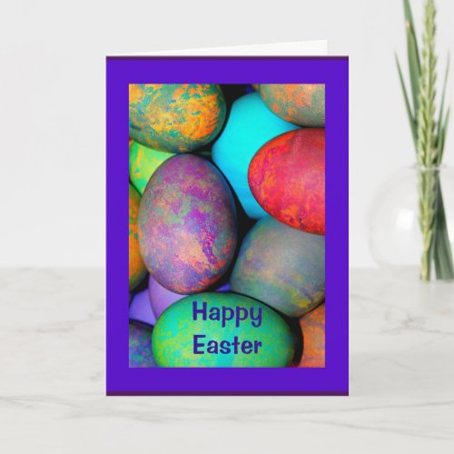 Happy Easter Egg_stra Special Mom  Dad Holiday Card