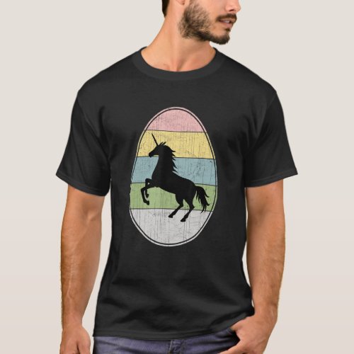 Happy Easter Egg Unicorn Graphic  Easter Day Unico T_Shirt