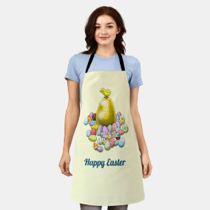 Happy Easter Eggs Apron