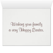 Happy Easter Eggs Basket Cards (Inside Horizontal (Bottom))