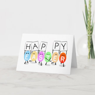 Happy Easter Eggs Card