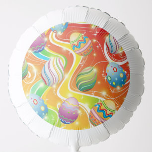 Happy Easter Eggs Festive Pattern Balloon