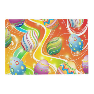 Happy Easter Eggs Festive Pattern Placemat