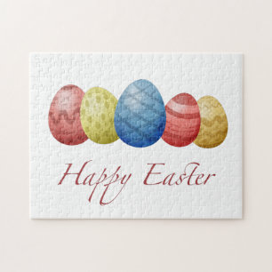 Happy Easter eggs Jigsaw Puzzle