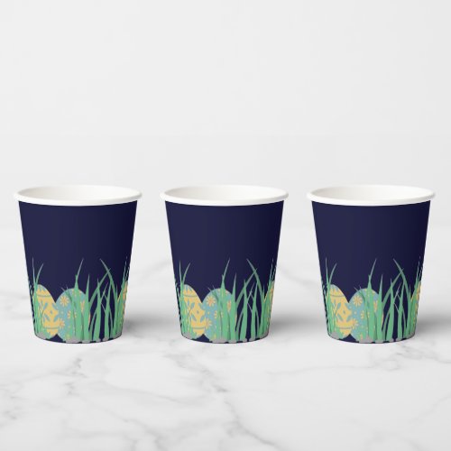 Happy Easter Eggs Paper Cups