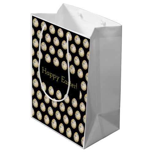 Happy Easter Eggs Patterned Stylish Medium Gift Bag