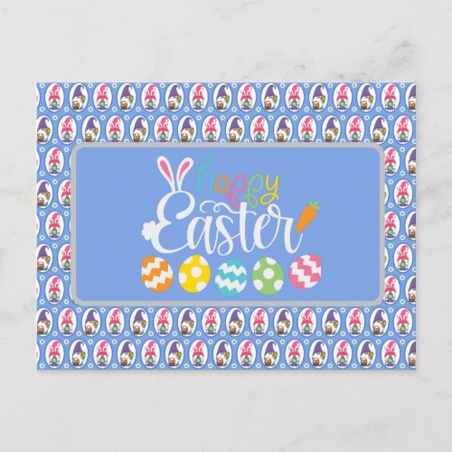 Happy Easter Eggs Postcard