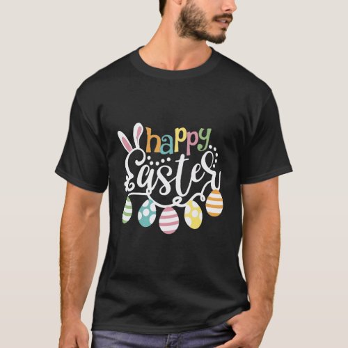 Happy Easter Eggs Spring Summer T_Shirt