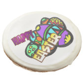 Happy Easter Eggs Sugar Cookies (Angled)