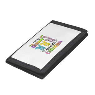 Happy Easter Every Bunny Is Favorite Librarian Rab Tri-fold Wallet