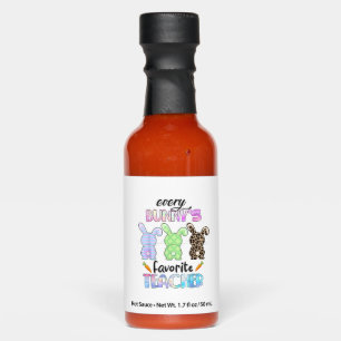 Happy Easter Every Bunny Is Favorite Teacher Rabbi Hot Sauces