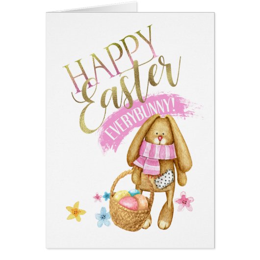 Happy Easter Everybunny ID640 Cards (Front)