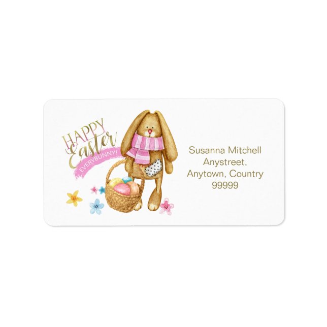 Happy Easter Everybunny ID640 Label (Front)