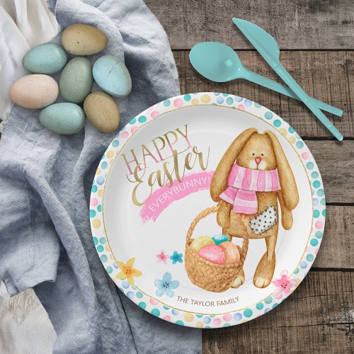 Happy Easter Everybunny ID640 Paper Plates