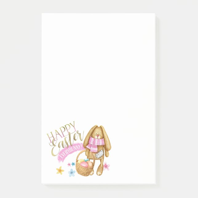 Happy Easter Everybunny ID640 Post-it Notes (Front)