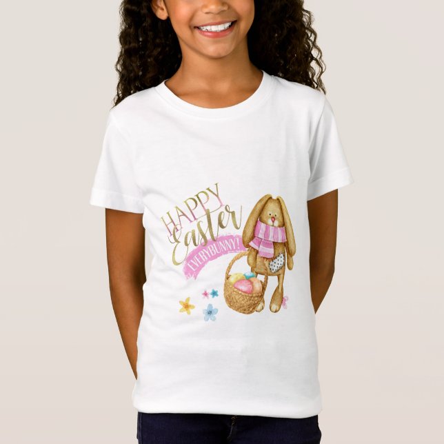 Happy Easter Everybunny ID640 T-Shirt (Front)