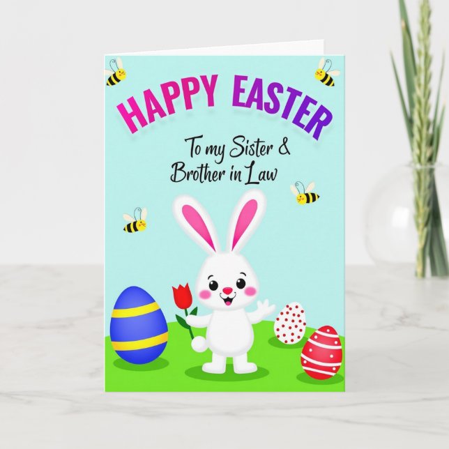 Happy Easter Family Card (Front)
