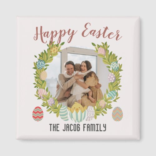  Happy Easter family happy family one photo  Magnet