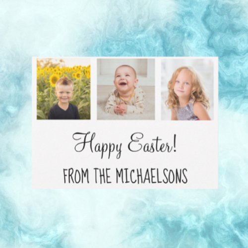 Happy Easter Family Photo Holiday Card