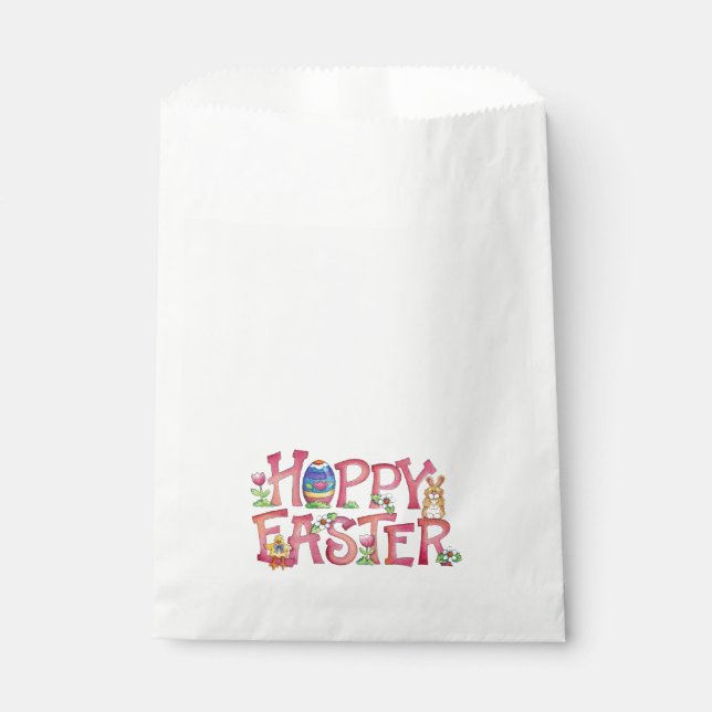 Happy Easter Favor Bag (Front)