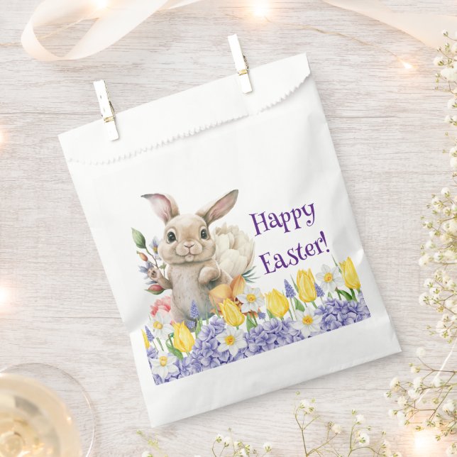 Happy Easter  Favor Bag (Clipped)