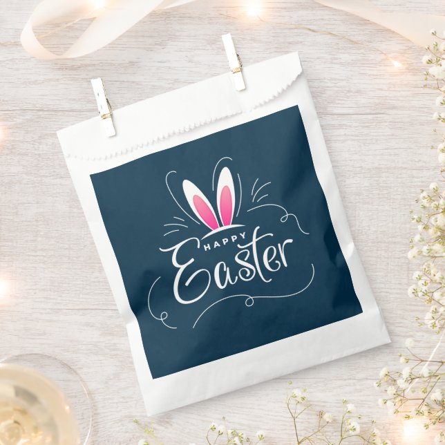 Happy Easter  Favor Bag (Clipped)