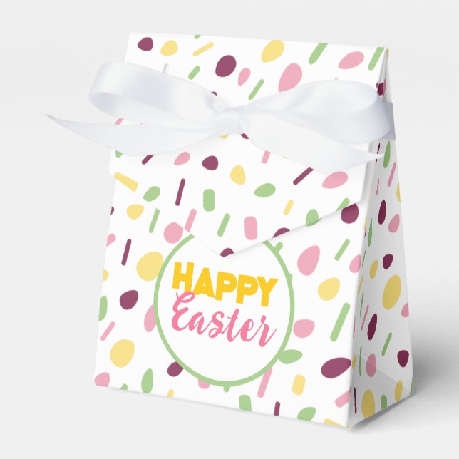 Happy Easter. Favor Boxes (Front Side)