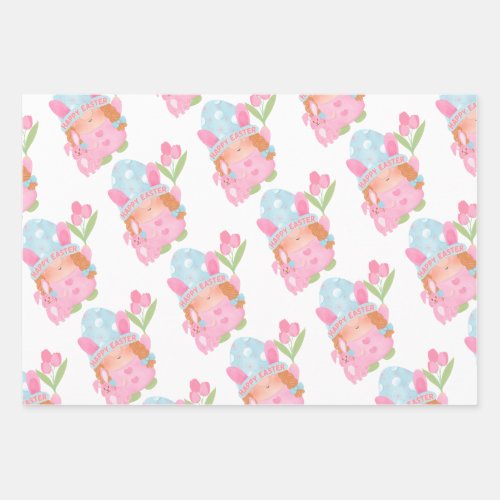 Happy Easter Female Gnome  Wrapping Paper Sheets