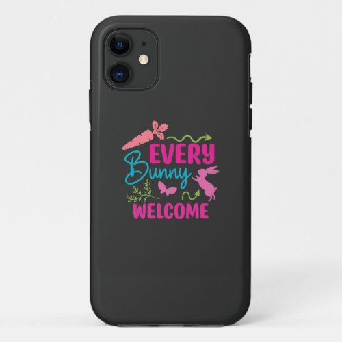 Happy Easter Flowers iPhone 11 Case